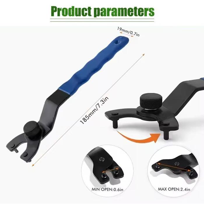 Kunci Grenda Gerinda Grinder Fleksibel Universal Adjustable / Kunci Mesin Gerinda Tangan Grinder Pem