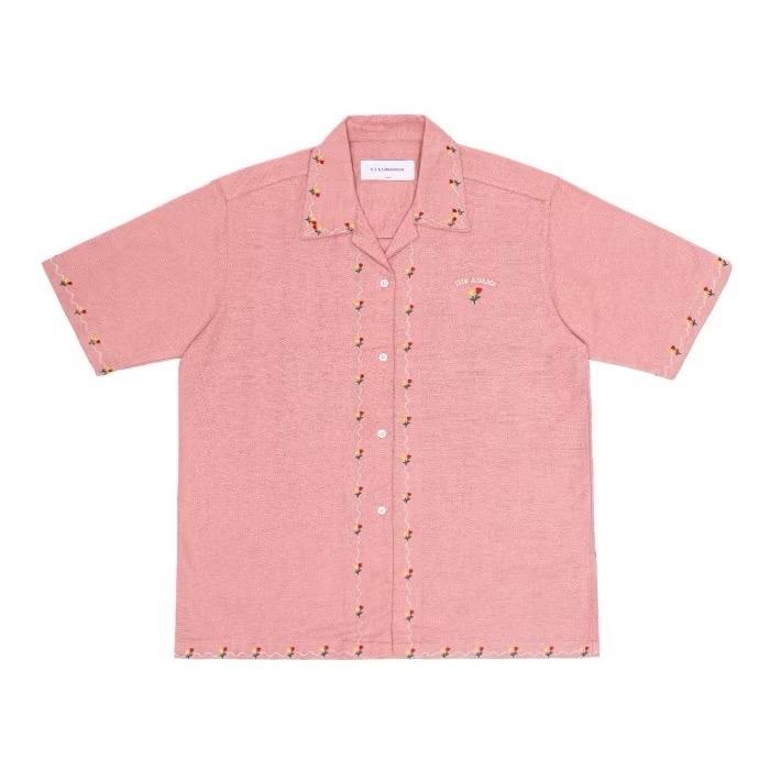 Officiall Merch The Adams X Kzl - Bowling Shirt Pink