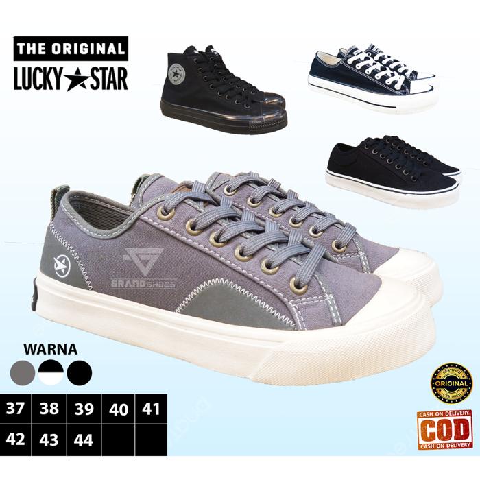 LUCKY STAR AFI HI LOW Midtown Golf original sepatu sneacker sekolah canvas dewasa laki unisex Pria