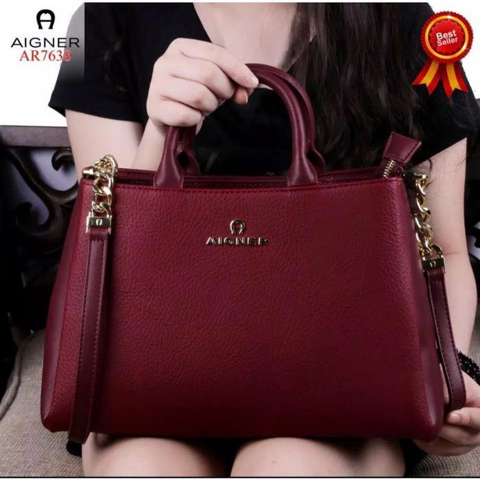 PREMIUM (READY) terjamin Tas Batam Aigner Modelista AR7638 / 7638 terlaris - RED - RED
