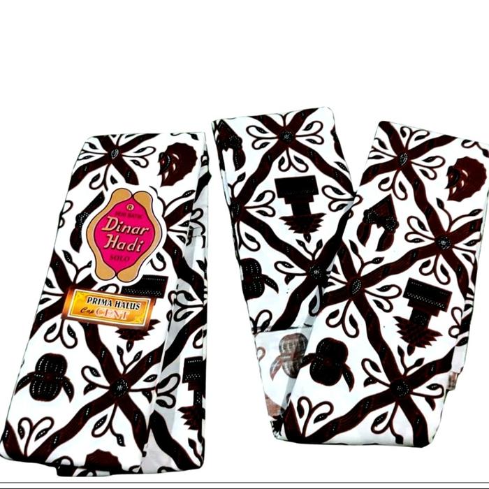 kain batik jarik putih halus
