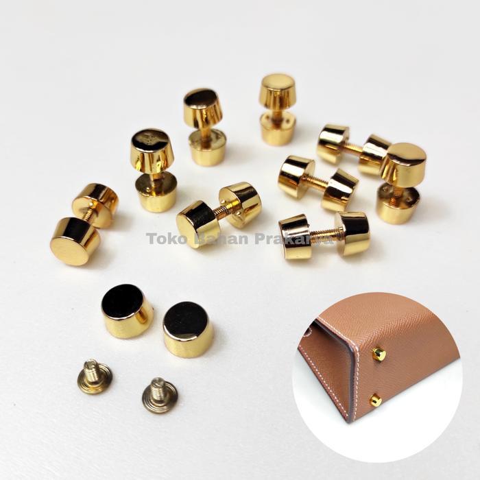 Kaki tas mur baut sekrup/ stand bag/ bag bottom nails/ aksesoris tas