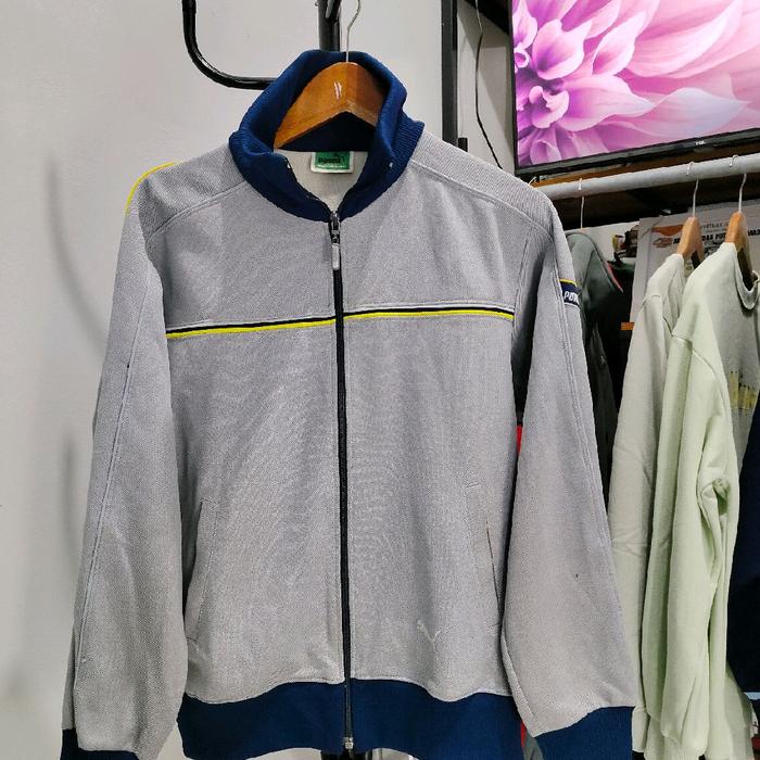 Jaket Tracktop Puma Vintage Abu Original