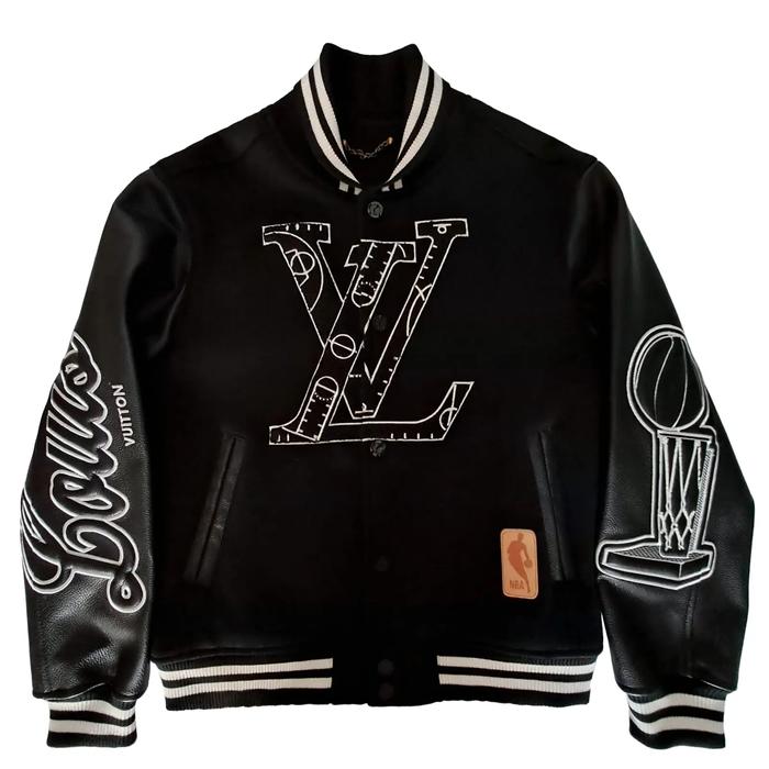 Jaket Varsity Kulit Asli dan Wool