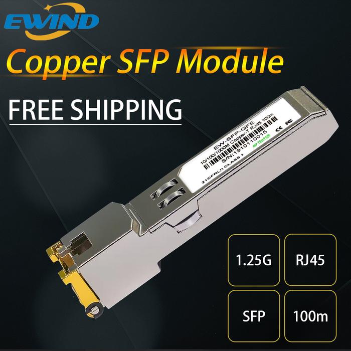 EWIND Gigabit RJ45 SFP Module 1000Mbps SFP Copper RJ45 SFP