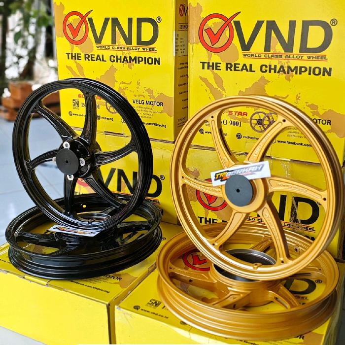 Velg Vnd Six Star V1 Mio M3/Xeon Gt/ Fino 125/ mio s velg racing vnd six star xeon velg racing xeon 