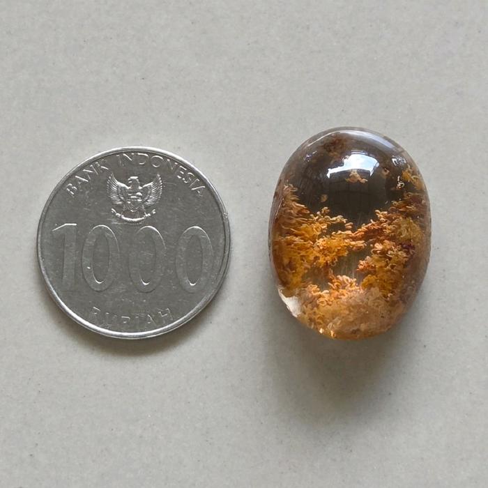 Batu Kinyang Karang Natural Asli Bangka motif Rumput Laut