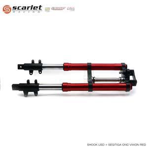Scarlet Racing - Shock USD Plus Segitiga CNC Motorcycle Vixion Adaptor Foto Roda Tabung