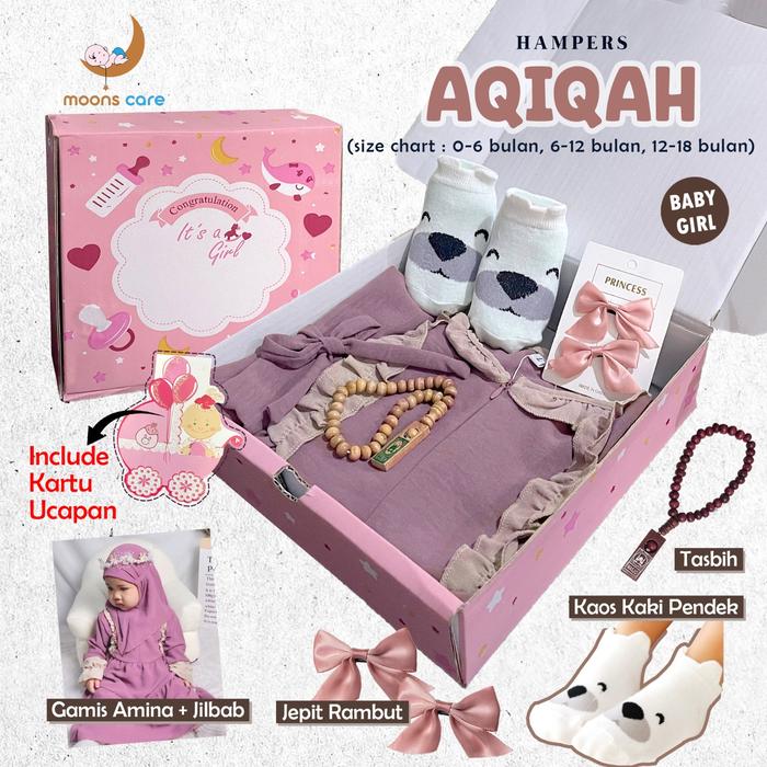 hampers bayi aqiqah Hampers baju Gamis Bayi Aqiqah - Kado Bayi Sholehah - Hampers BabyGirl