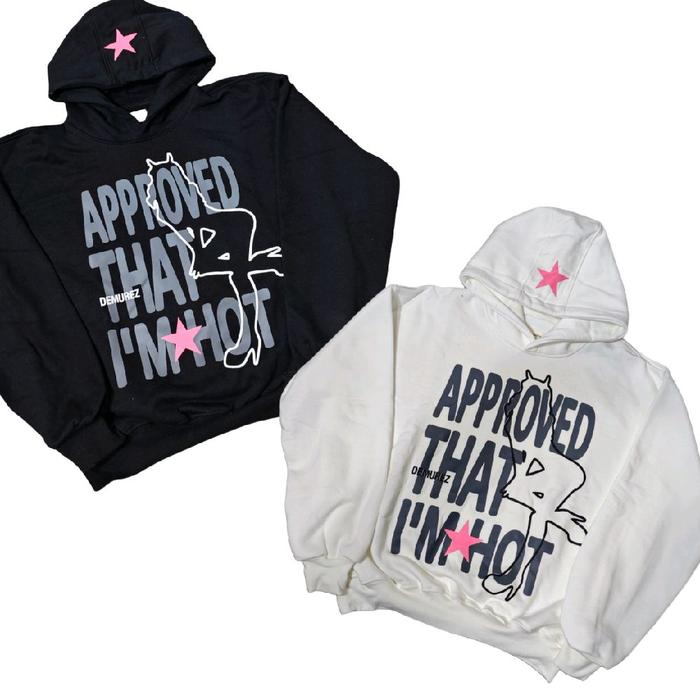 HOTTER THAN YOUR EX - BOXY OVERSIZE HOODIE 350GSM Fleece Pria Wanita Unisex
