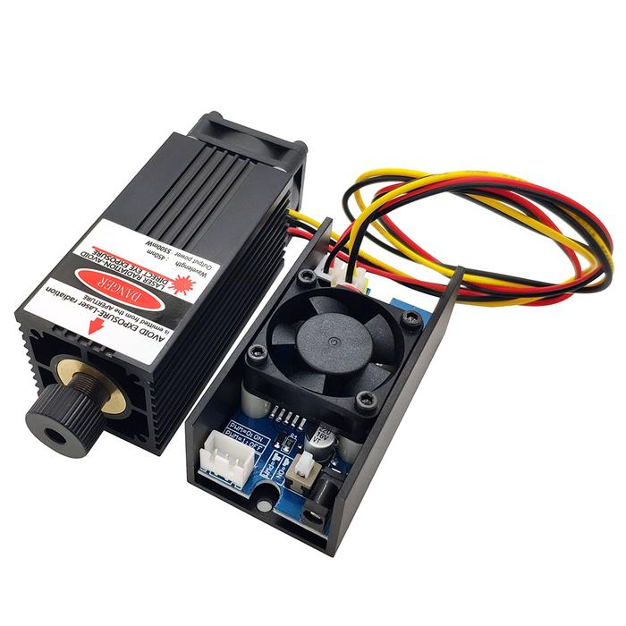 Terlaris, 500mw / 2500mw / 5500mw Blue-violet Light Laser Head for