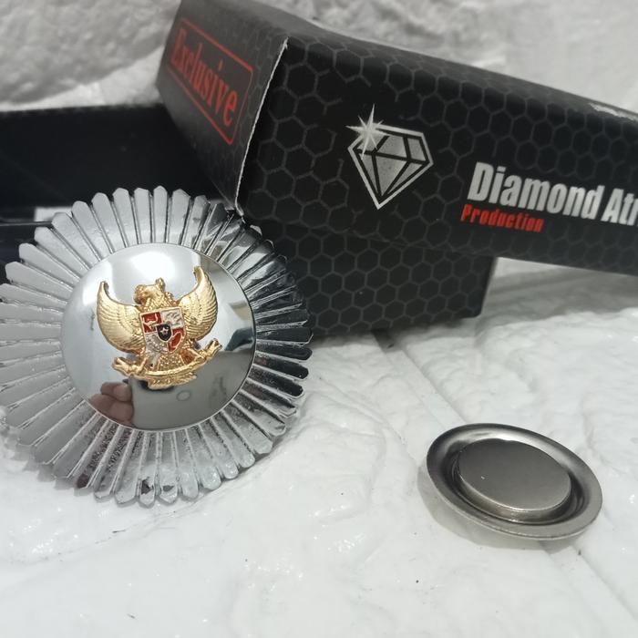 Terbaru Tanda Jabatan Camat Kecil Magnet Crome Gold Exclusive
