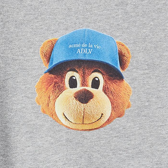 [Adlv] Kids 3D Ac Bear F Sweatshirt Melange - Sweater Standard Fit Fit Uni Acme De La Vie
