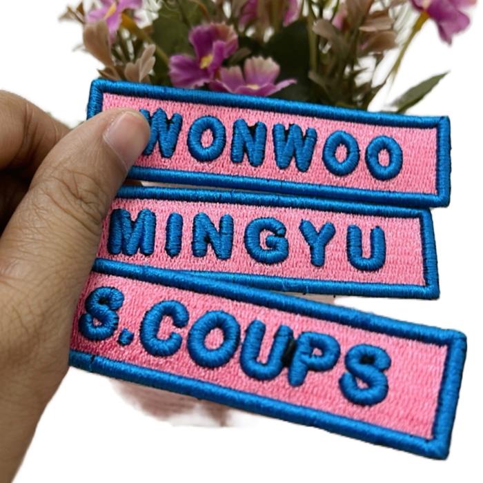 PIN nama tag WONWOO S.COUPS MINGYU