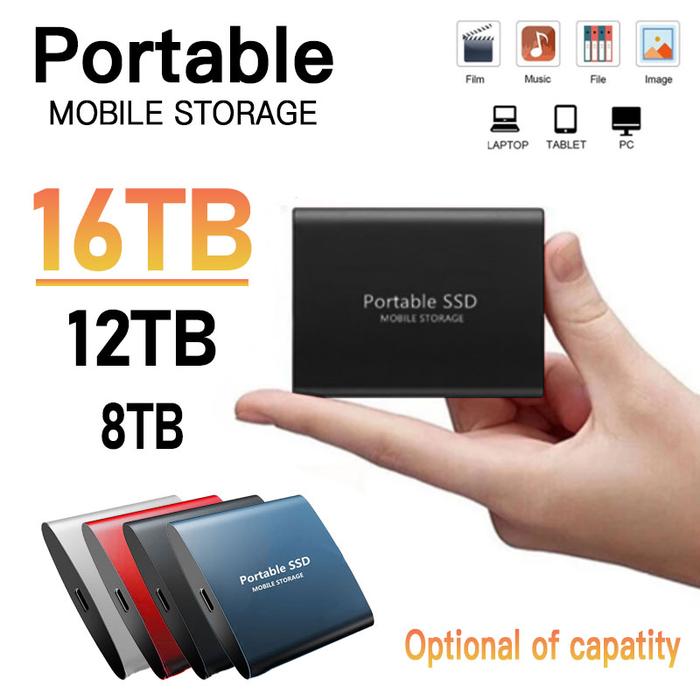 High Speed Solid State Drive 1TB 500GB Portable SSD External Mobile