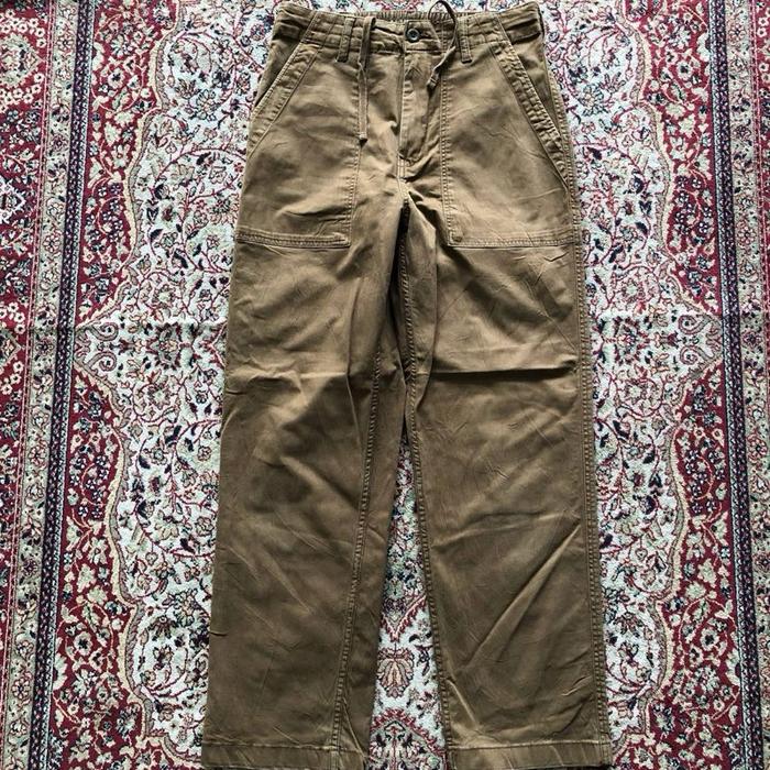 Celana Gu fatigue work pants Casual Gu japan vintage fatigue work pants HI028