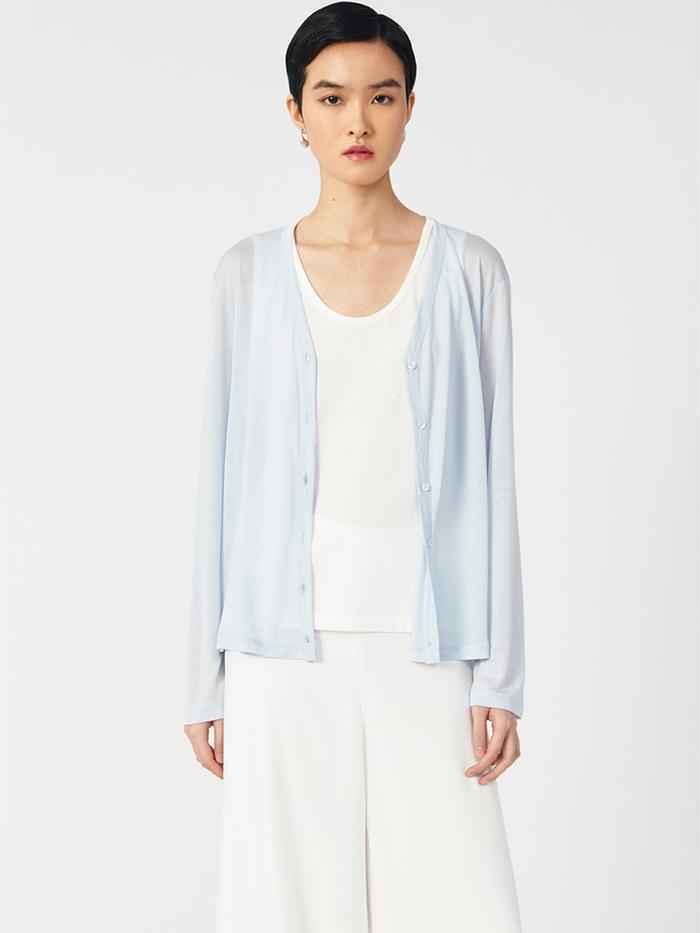 ( READY STOK ) DUMA Official Mellow Set | Powder Blue / Set Inner Tanktop Tanpa Lengan dan Outer Car