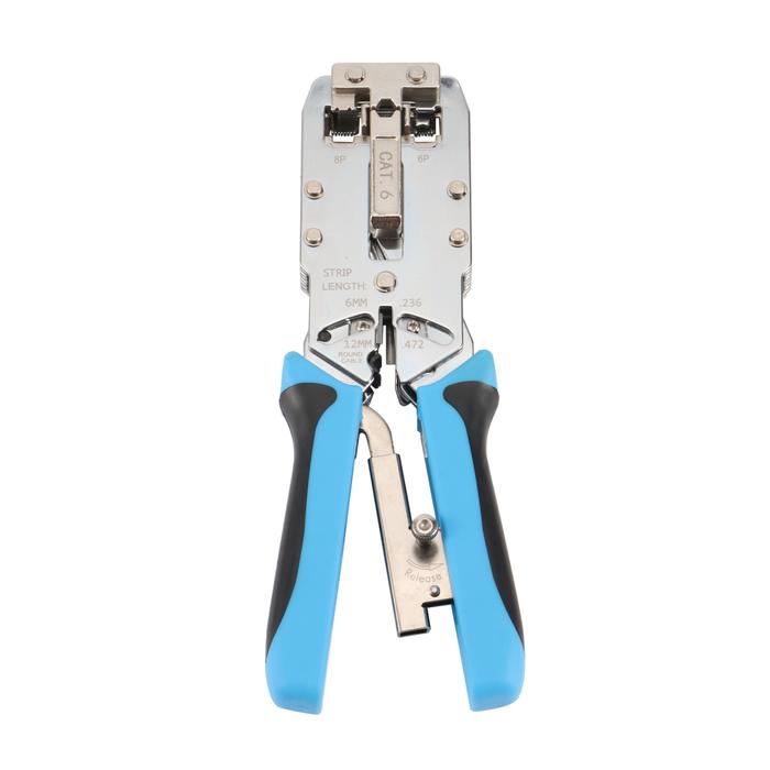 MT-8106R High Quality 8 Inch 4P 6P 8P AMP Type STP Modular Plug Crimping Tool RJ45 Plier with Ratche