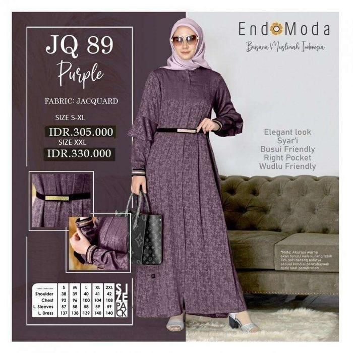 ENDOMODA GAMIS DEWASA JQ 89 PURPLE