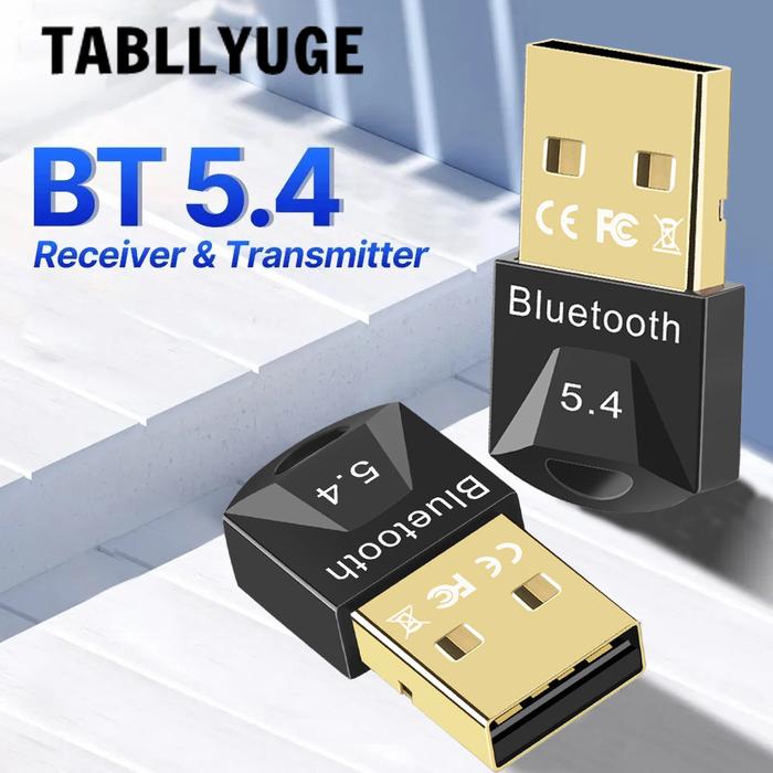 USB Bluetooth 5.4 Adapter Audio Dongle Adapter Mini USB Wireless Receiver/Transmitter For PC Speaker
