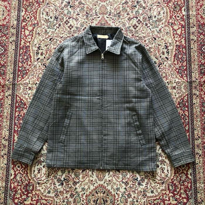 Jaket Timely warning tartan work jacket Vintage tartan work jacket i593