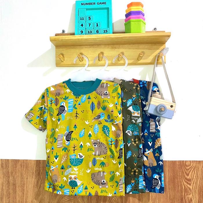Setelan baju tidur gaffy kids