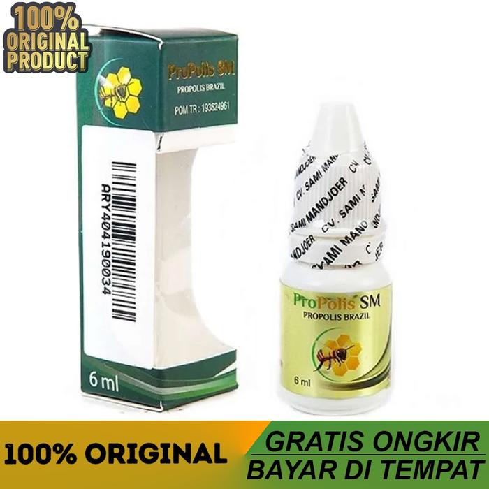 PROPOLIS SM ASLI 100% ORIGINAL - OBAT TETES HERBAL ATASI PENYAKIT TELINGA - TELINGA BERDENGUNG BERDE