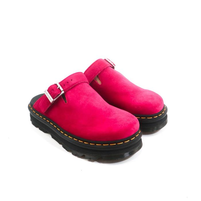 dr martens zebzag mule sandal pria wanita docmart boots loafers pink