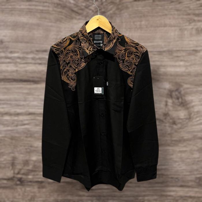Kemeja Batik Erkape Premium Lengan Panjang Atasan Pria
