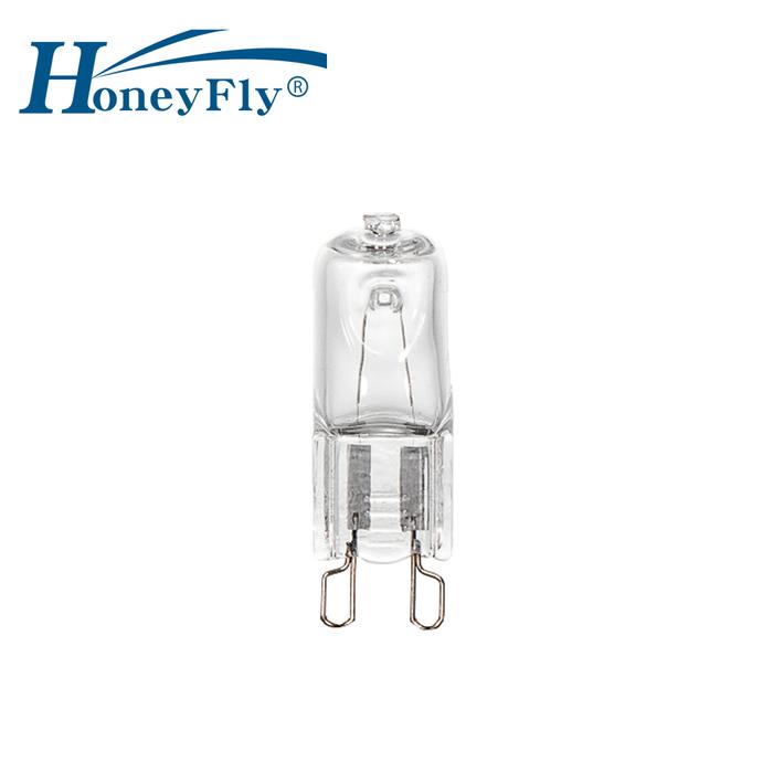 HoneyFly 20 Buah Bohlam Lampu Halogen G9 220V Lampu Kristal Bening