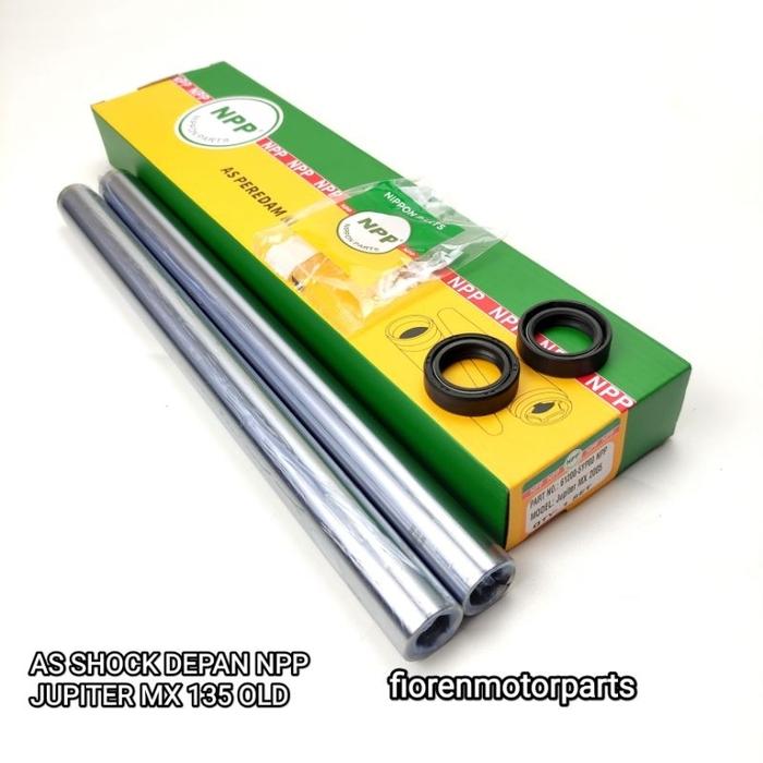 AS SHOCK BREAKER DEPAN + SEAL SHOCK JUPITER MX OLD 135 1PASANG ORI NPP NIPPON PARTS 61200-5YP00
