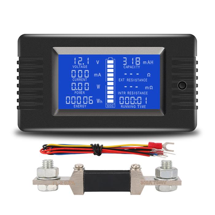 PZEM015 Digital DC 0-200V Voltage Current with 300A Shunt Car Battery Tester Voltage Meter Monitor 1