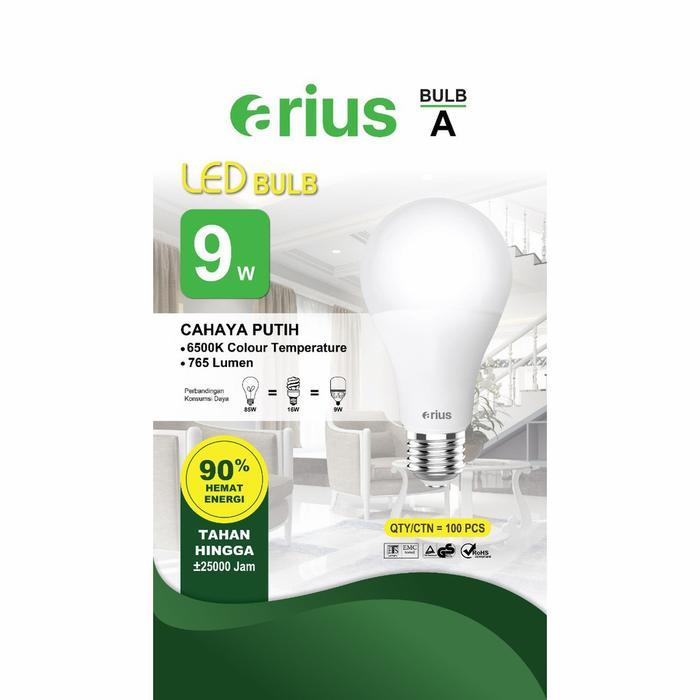 Arius Lampu/ Bohlam LED Bulb Hemat Energi 10 ~ 18Watt Bergaransi