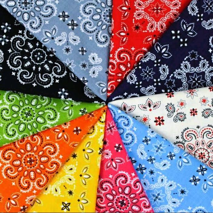 Slayer Batik Polos / Bandana / Masker Motif Batik / Slayer Polos / Slayer Batik
