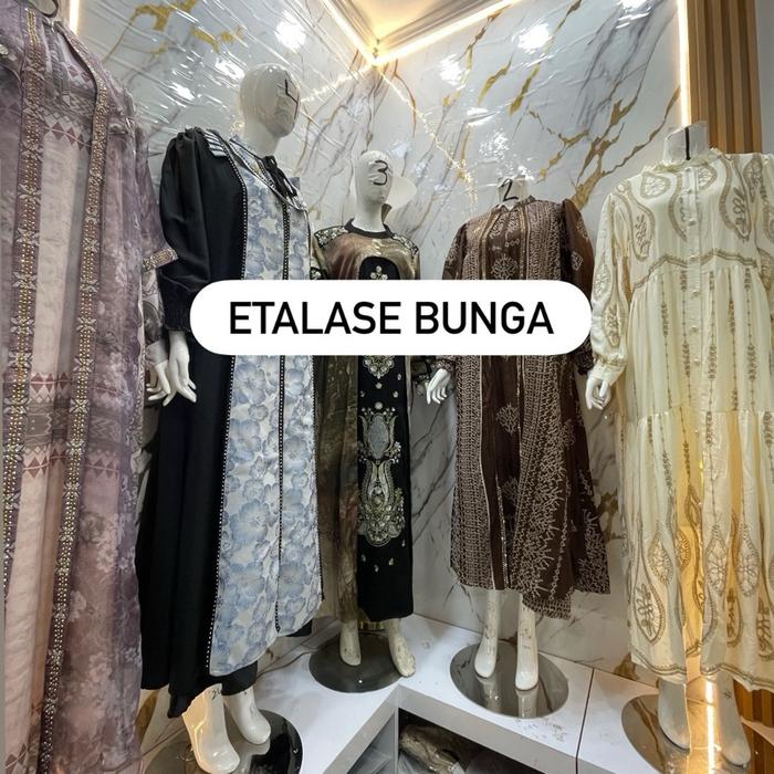 Dress Abiyan Najwa Original LFY KAMIS 7 MEI SIANG  Fashion AlizaCollection Gamis midi