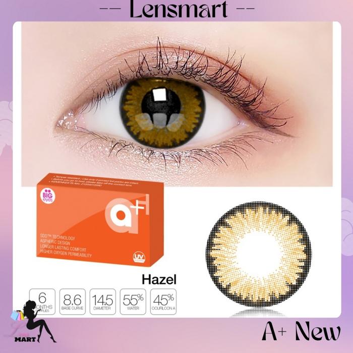 Softlens A+ New | A Plus New Dia, 14.50mm Big Eye By X2 - Minus -0.50 sd -6.00