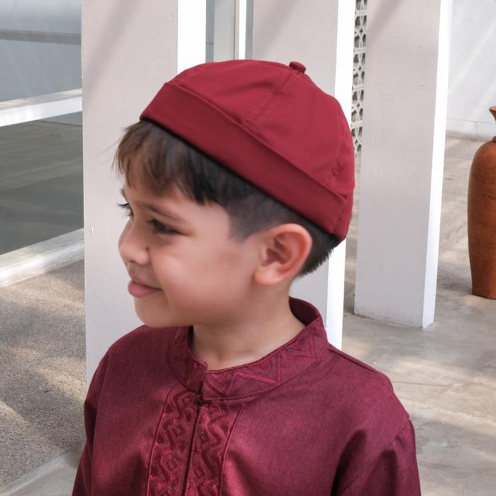 MIKI HAT - Peci Kopeah Topi Anak Bordir Alat Sholat Lucu Murah Keren Cowo Muslim Kopiah Bayi Songkok