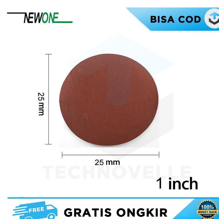MATA BOR AMPLAS POLES KECIL BULAT SANDING DISC POLISHING SCRUBBING