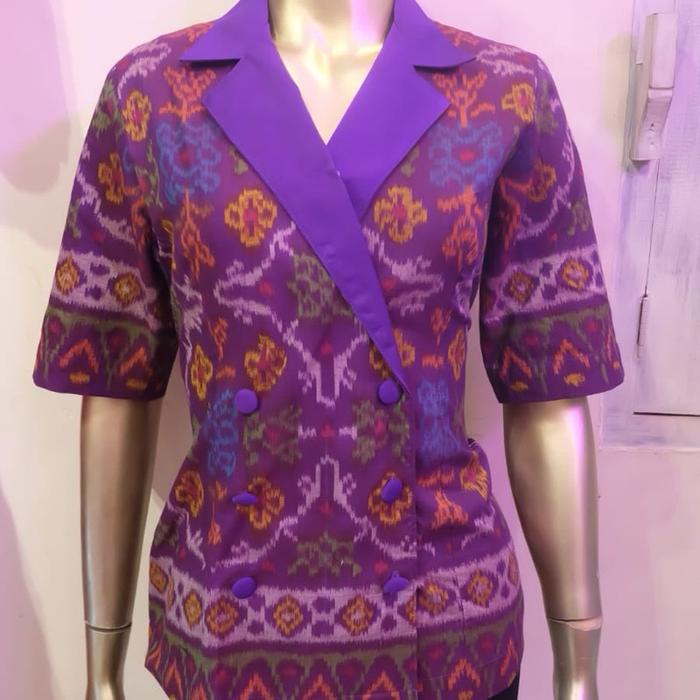 Baju Endek bali kayona Wanita formal dan nonformal