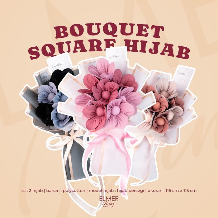 Buket Hijab | Hadiah wisuda | Graduation | Hijab Bunga | Elmer Living