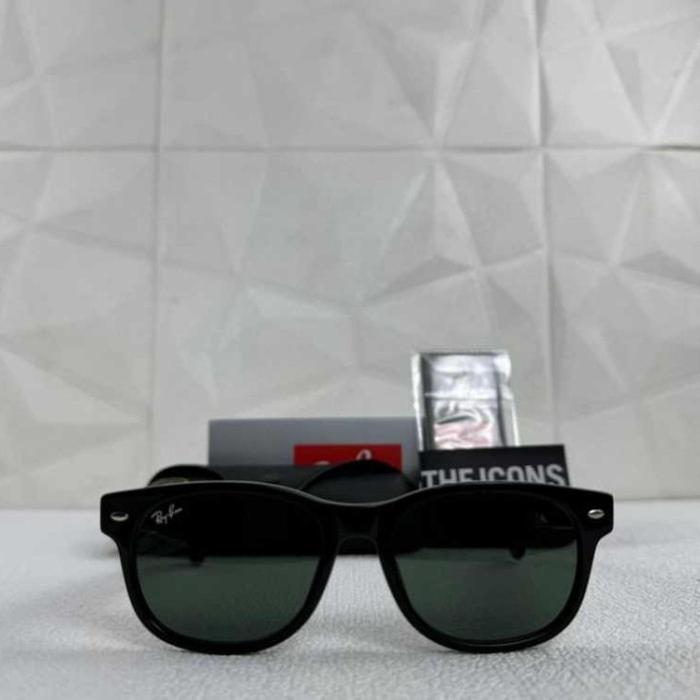 Kacamata New Wayfarer RB2132 902 55 18 Black Glossy Original