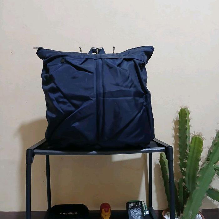 Jw Anderson x Uniqlo Reversible Navy & Royal Blue Polyester Backpack Original