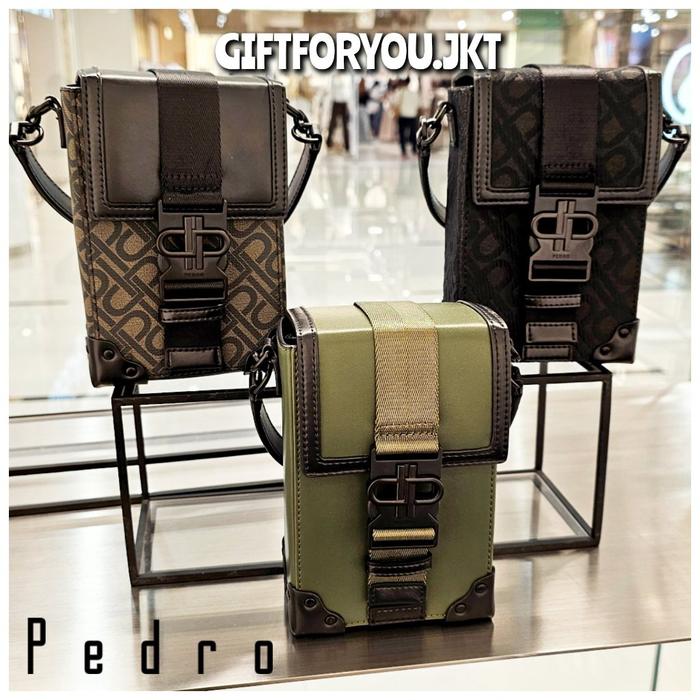 STOK TERBATAS Tas Pria Pedro Original Icon Mini Sling Bag Crossbody Man Bag Cowok Tas Selempang Boxy
