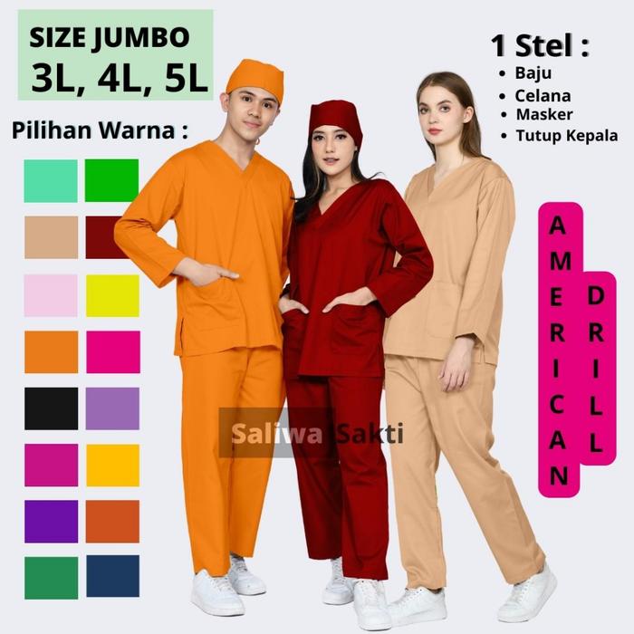 [Lengan Panjang Khusus Jumbo] Baju Ok Lengan Panjang | Baju Ok Ukuran Jumbo Atau Big Size | Baju Oka