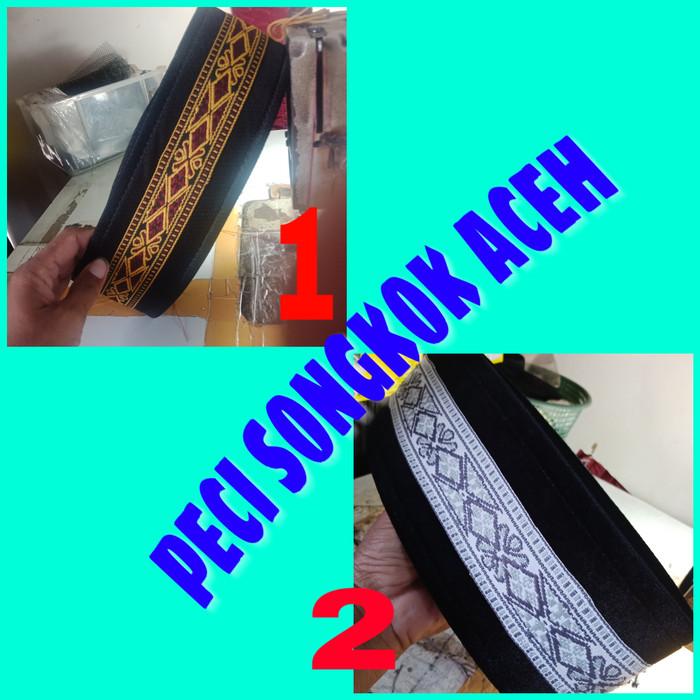 PECI HITAM SONGKOK PROFIL UKURAN BESAR 10,11,12,13,14, - ISLAMICALLURE