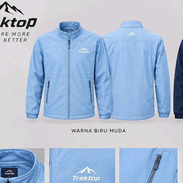 jaket trektop pria