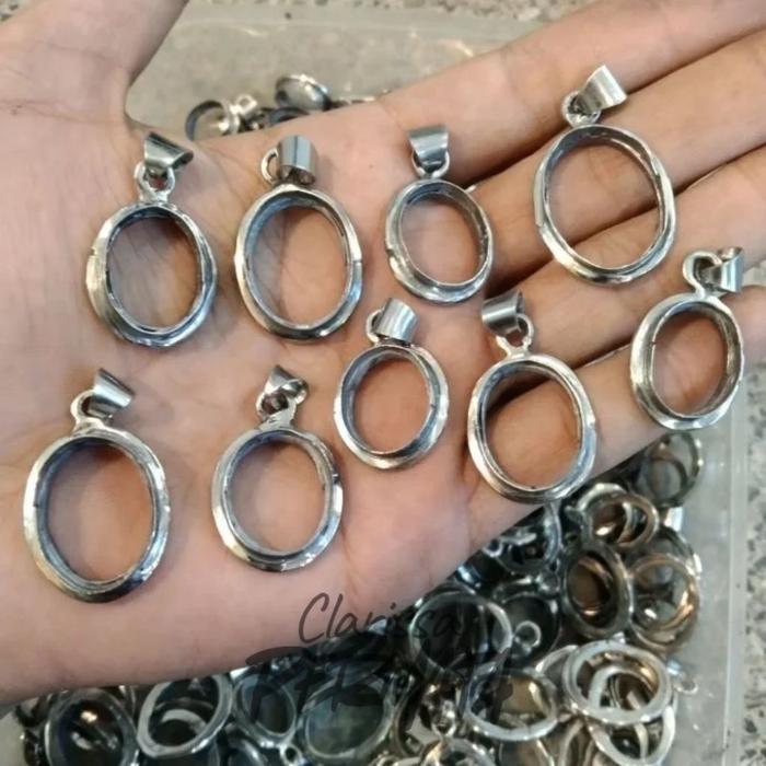Liontin Cewek Cowok / Ring Liontin Monel Eceran