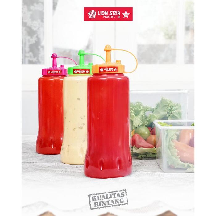 Botol Saus / Saos / Kecap 1000 ml Lion Star Bistro Sauce botol kecap