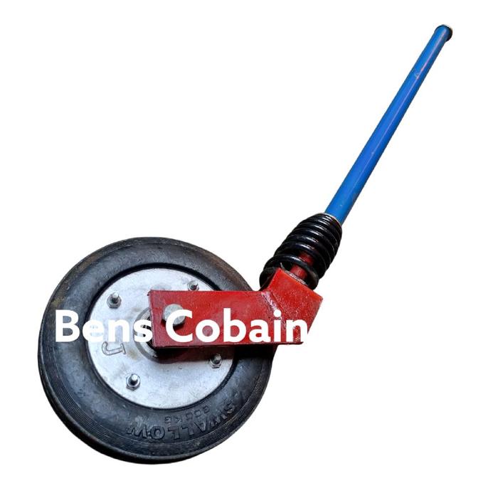 Roda Gerobak Dorong 300kg Roda Gletrek 1set Roda Belakang Gerobak