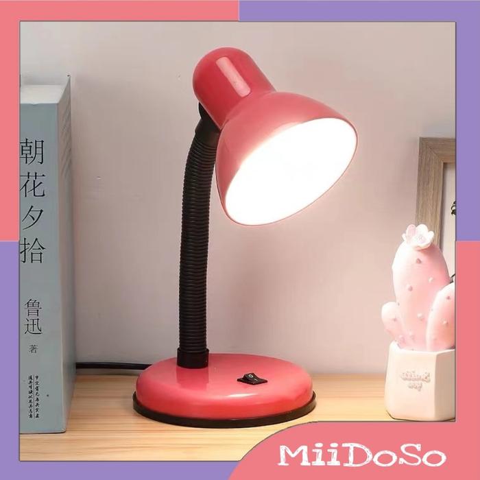 Lampu Belajar✅Lampu Meja Colokan Indo/Lampu Duduk Fleksbel